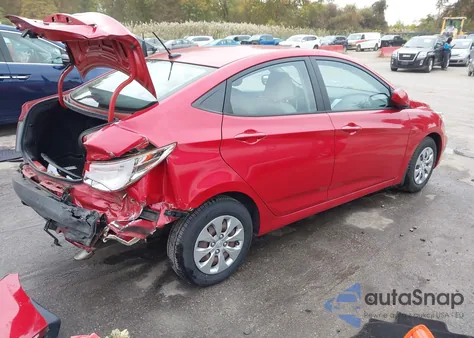 2015 Hyundai Accent Gls z USA, uszkodzony, nr VIN KMHCT4AE5FU905921